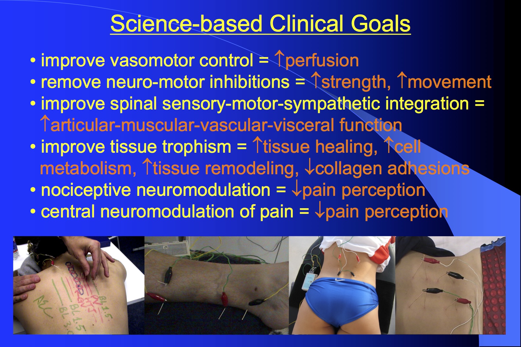Science-based Clinical Goals